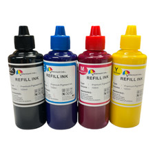 4x100ml Pigment Refill Ink for Epson Canon HP Brother Lexmark Dell Printer picture
