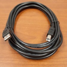 Printer Cable USB 2.0 A/B...5M/16.4 Ft. Cables Tp Go...Black...NEW picture
