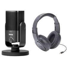Rode NT-USB Mini USB Microphone Bundle with Closed-Back Studio Headphones picture