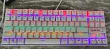 Redragon Gaming Keyboard - Red Switches K552-WR White+mouse (used) picture