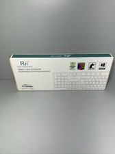 Rii RK100+ Mixed Color LED Backlit Multimedia Gaming Keyboard picture