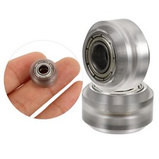 6Pcs Durable Plastic Printer Pulley Wheels for 3D Printer Accessories Silver picture