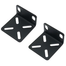 2 Pack Adjustable Rack Ears Mount Kit 17.3 Inch Wide Switch Strong Durable Brack picture