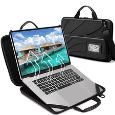  14.2-15.6 Inch Laptop Case Hard Shell, Protective Laptop 14.1-15.6 inch Black picture