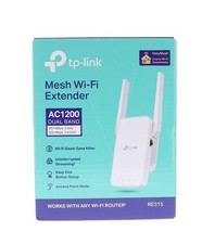 TP-Link RE315 AC1200 WiFi Extender Dual Band OneMesh 1500 Sq Ft Coverage Signal picture