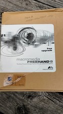 Macromedia Freehand 8 Free Upgrade for Macintosh- CD, Serial Number Vintage picture