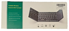 Samsers Full‑Size Foldable Bluetooth Mini Keyboard w/ Touchpad – Black picture