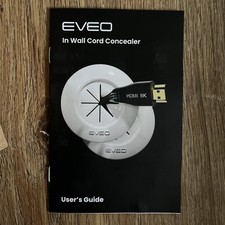 Eveo In Wall Cord Concealer Set New hides cords white  picture
