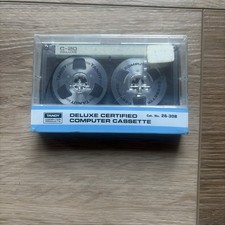 Radio Shack Deluxe C-20 Computer Cassette Tape METAL 26-308 Tandy G6 picture