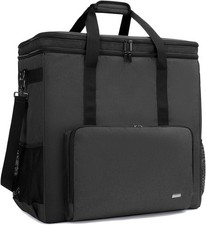 CURMIO Double-Layer PC Carrying Case, Desktop Computer Travel Type 2, Black  picture