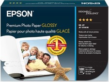 Premium Photo Paper Glossy 4x6 100 sheets S041727 picture