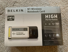 Belkin N1 Wireless Notebook Card PCMCIA 802.11n 300 Mbps F5D8011 picture