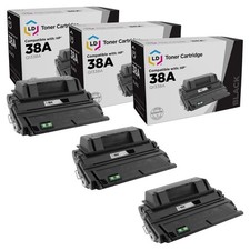 LD Compatible Replacements for HP 38A / Q1338A 3PK Black Toner Cartridges picture