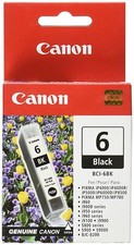 Canon BCI-6BK 6 Black Ink Cartridge GENUINE NEW picture