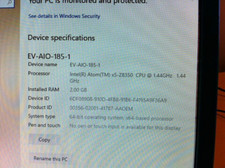Evoo 2EV-AIO-185-1 Intel Atom x5-z8350 AIO PC Motherboard 1003-4000631 39 picture