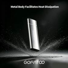 GOFATOO 1TB External SSD 1050MB/s Silver Gray USB3.2 Gen2 picture