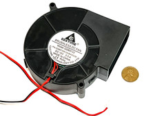 2pcs Large 9733 Blower Fan 97x33mm 12V DC High Speed 2pin squirrel A1 GDB9733 picture