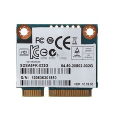 MSATA 32G SDSA5FK-032G Half Size Adapter Card Converter for PC Computer picture