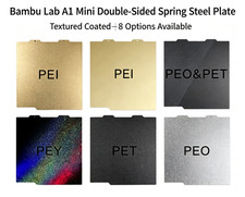Double‑Sided PEI Magnetic Steel Plate PET PEO Build Surface for BambuLab A1 mini picture