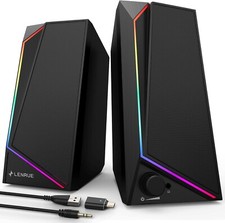 Pc Computer Speakers With Surround Sound Usb Wired Laptop Deep Bass For Desktop picture