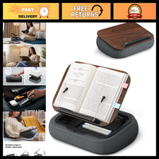 Adjustable Lap Pillow Stand with Storage - Multi-Angle Reading Pillow for Bed & picture