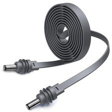 Flat Starlink Mini DC Power Cable 16.4FT 5M 18AWG Window Passthrough Connector picture