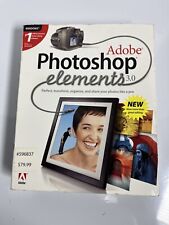 Adobe Photoshop Elements 3.0  - New Factory Sealed in Box - Win XP picture
