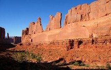Landscape desert nature rock formation arches national Custom Gaming Mat Desk picture