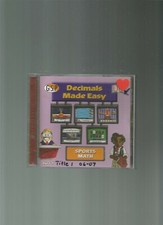Sports Math: Decimals Made Easy (Ages 8-11) (Win/Mac), VG picture