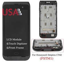 US LCD with Touch Screen Digitizer +Front Cover For Honeywell Dolphin CT40 FSTM1 picture