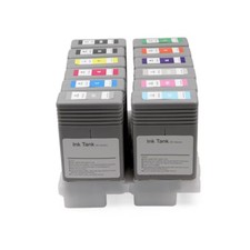 12Colors*130ML PFI-101 Compatible Ink Cartridge with Ink for Canon iPF 5000 picture