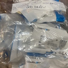 Commscope UNJ600T-BL Uniprise Cat6 M-Series Modular Jack, Blue ~STSI Bag Of 20 picture