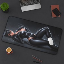 Catwoman DC Comics Gaming Desk Mat Mouse Pad Computer Desk Setup picture