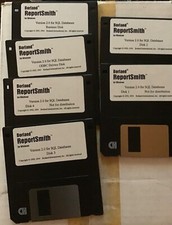 Borland ReportSmith for Windows Version 2.0 - 3.5” disks Vintage Software picture