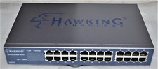 HAWKING TECHNOLOGY 24 PORT 10/100M SWITCH HFS24T GOOD OPEN BOX picture