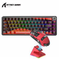 ATTACK SHARK X65PRO HE & X6 Magnetic Switch Gaming Keyboard & Mouse Set Tri-Mode picture