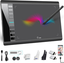 Drawing Tablet Graphics, M708 V2 Upgrade Pc&Computer&Android Device,10X6 picture