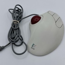 Logitech TrackMan Marble Trackball Ergonomic Wired Mouse T-CH11 PS/2 804122-00 picture