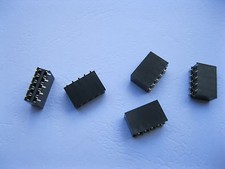 30 pcs SMD SMT 2.54mm 2x5 10pin Female Pin Header Double Row Strip Gold Plated picture