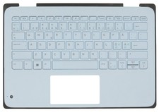 Original NORDIC Keyboard w/ Palmrest Case for HP PRO X360 FORTIS 11 G9 Blue picture