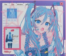 Wallhack SP-005 Miku OS Glass Mousepad (Ready To Ship) picture