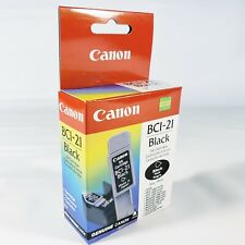 Canon BCI-21 Black Ink Cartridge 0954A003 Genuine New Sealed Box picture