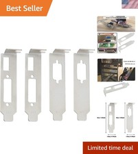 4PCS Low Profile Bracket for HDMI DVI VGA Video Graphics Card Half Height Bra... picture