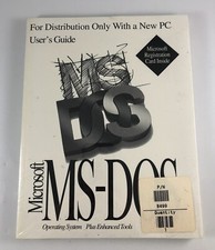 Vintage Authentic Microsoft MS DOS User's Guide Manual F7.2 picture