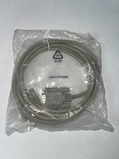 DB9 Serial RS-232 Cable 6ft New Sealed Male-to-Female Beige Connector PC picture