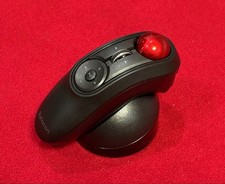 ELECOM Relacon M-RT1BRBK Bluetooth Handheld Trackball Black with Stand Tested picture