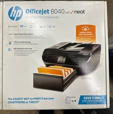 BRAND NEW HP Officejet 8040 All-in-One Printer /Scanner/Copier/Fax (F5A16A) picture