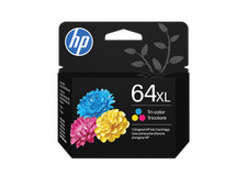 HP 64XL High Yield Tri-color Original Ink Cartridge, ~415 pages, N9J91AN#140 picture