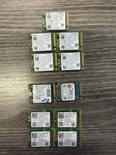 LOT OF 11  128GB M.2 2230 NVMe PCIe SSD Dell 0T0VY9 MIXED picture