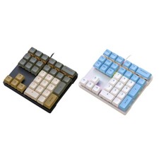 Wire Numeric Keypad 33-Key Corded USB Number Pad External Numpad Portable Mini picture